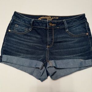 Arizona Jean Company Women's Dark Blue Jean Shorts